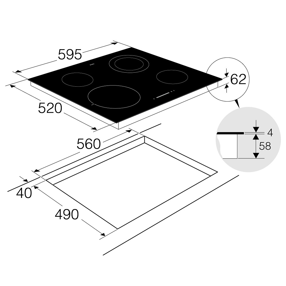 Варочная панель ASKO HCL614G