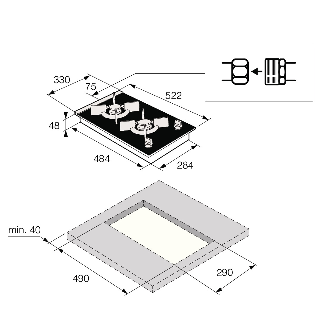 Варочная панель ASKO HG8320BGB1