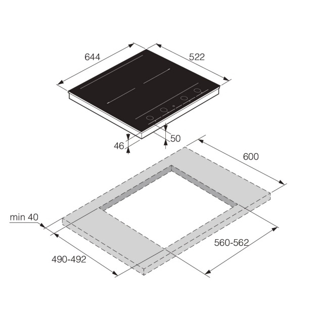 Варочная панель ASKO HID654MC