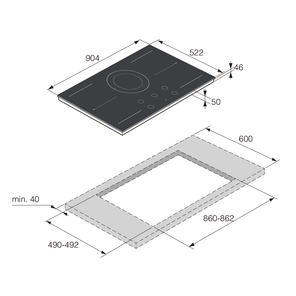 Варочная панель ASKO HID945MC