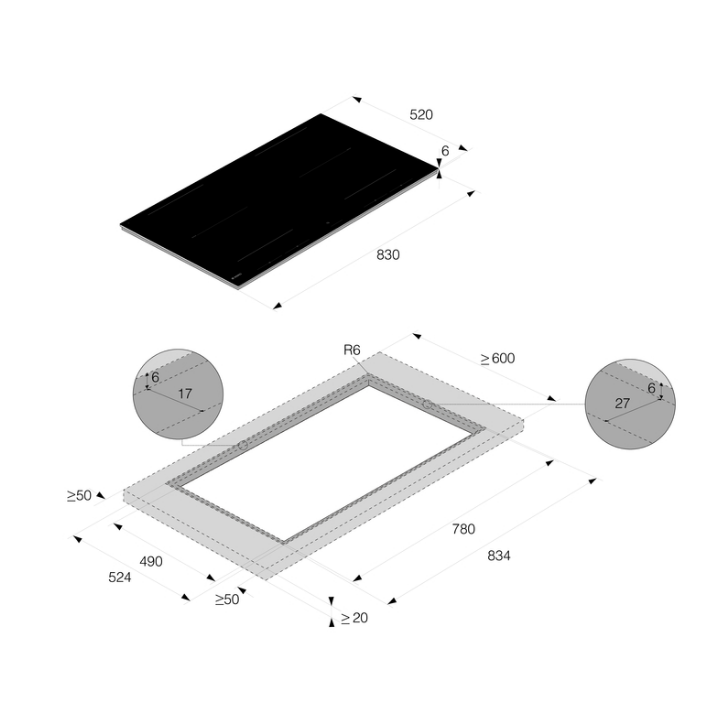 Варочная панель ASKO HIHD854GF