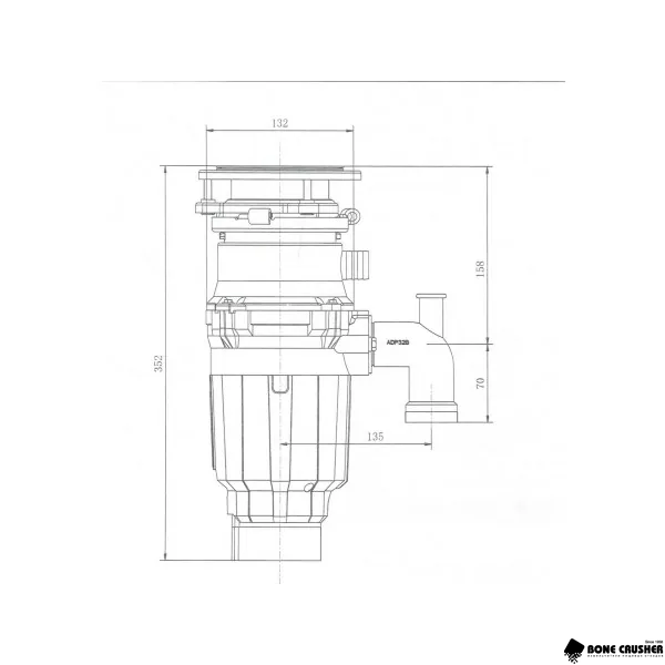 Измельчитель пищевых отходов Bone Crusher BC 610