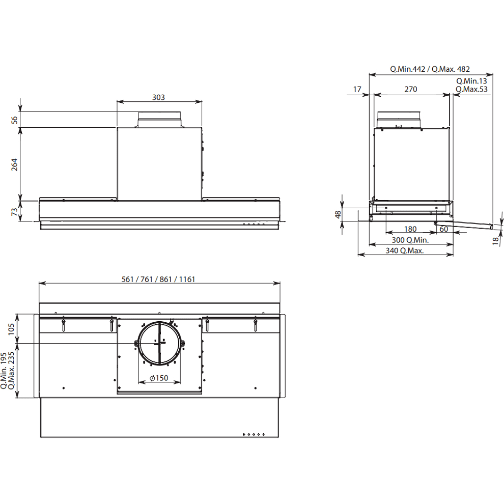 Вытяжка Falmec CMKN20.E0P2#ZZZF490F