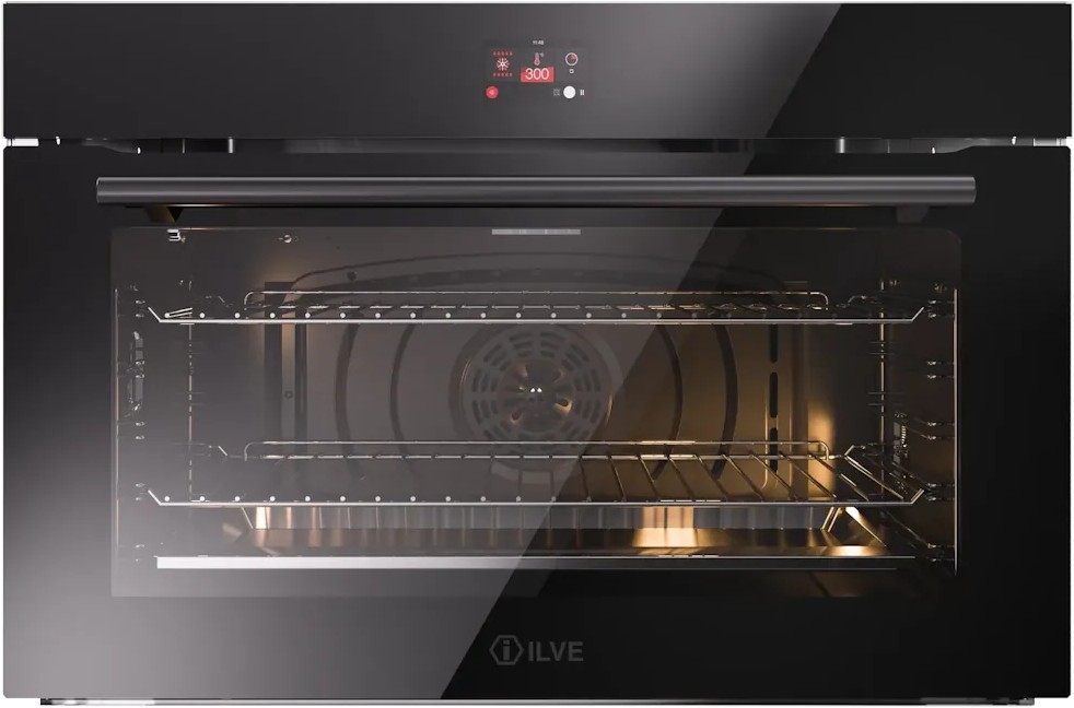 Духовой шкаф ILVE OV91GT31/BK глянцевый черный (фурн. матовый черный)