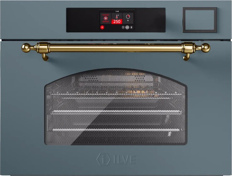 Комбинированный духовой шкаф с паром, микроволнами ILVE 645NHSW1