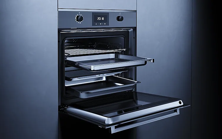 Комбинированный духовой шкаф с паром BD 6340.0 S1 нержавеющая сталь