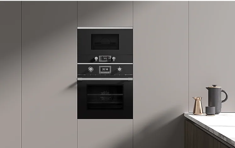 Комбинированный духовой шкаф с паром BD 6340.0 S1 нержавеющая сталь
