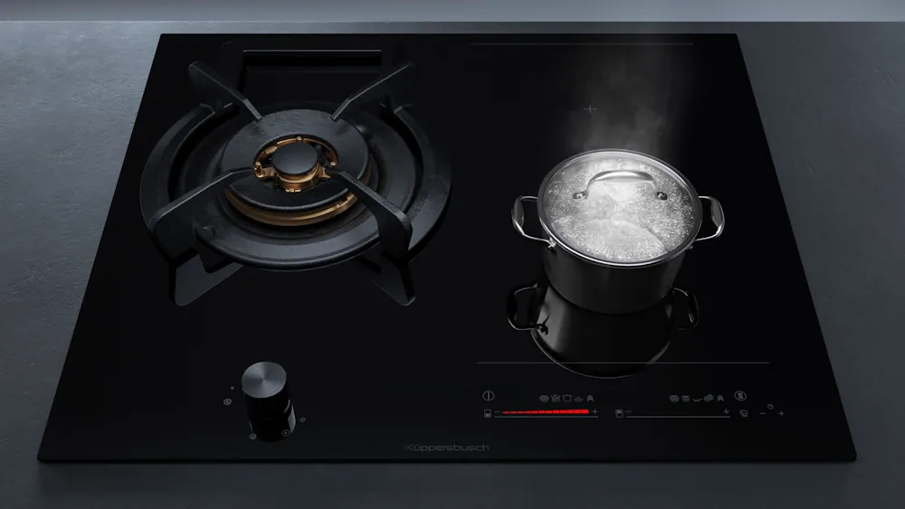 Газовая варочная панель с индукцией KIG 6850.0 SR-E5