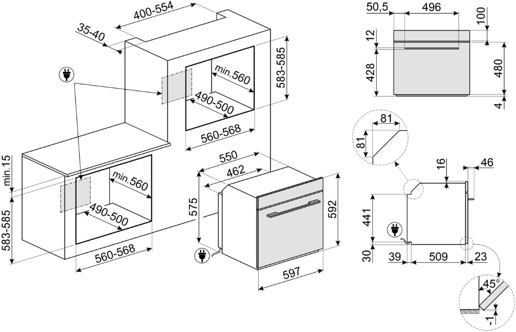 Духовой шкаф SMEG SO6102TB3