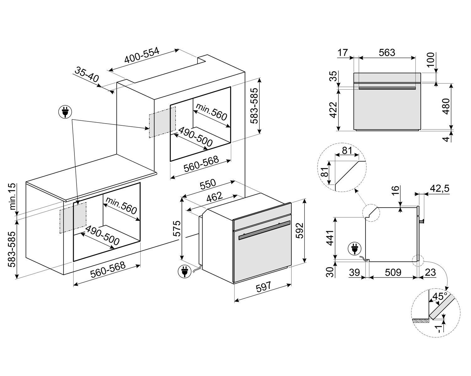 Духовой шкаф SMEG SOP6602TNR