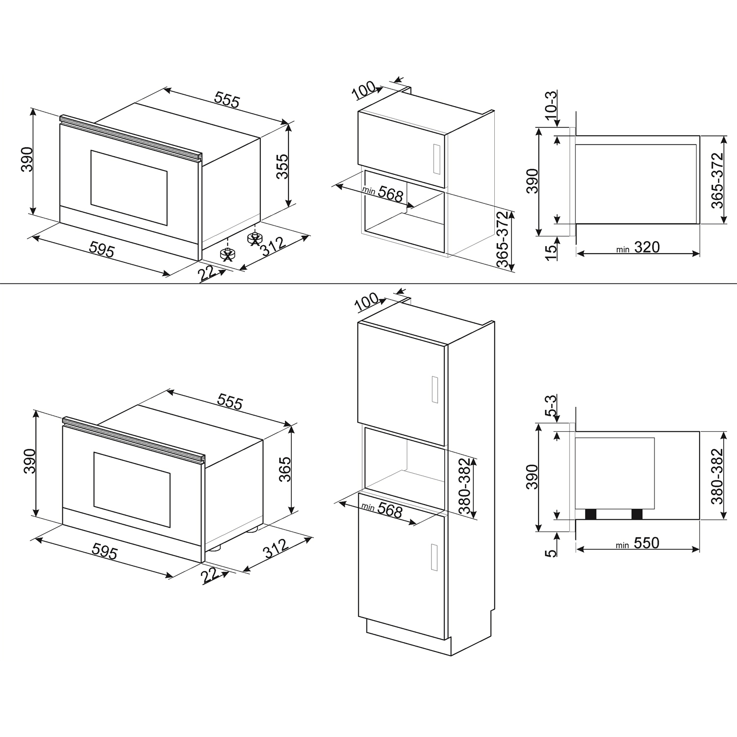 Микроволновая печь SMEG MP822NAO