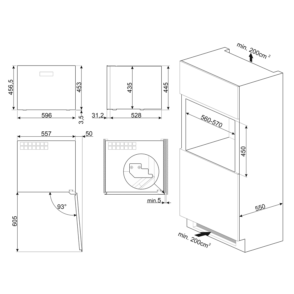 Винный шкаф SMEG CVI620NRE