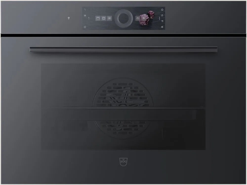 Духовой шкаф V-ZUG Combair V6000 45P черное стекло C6T-21059