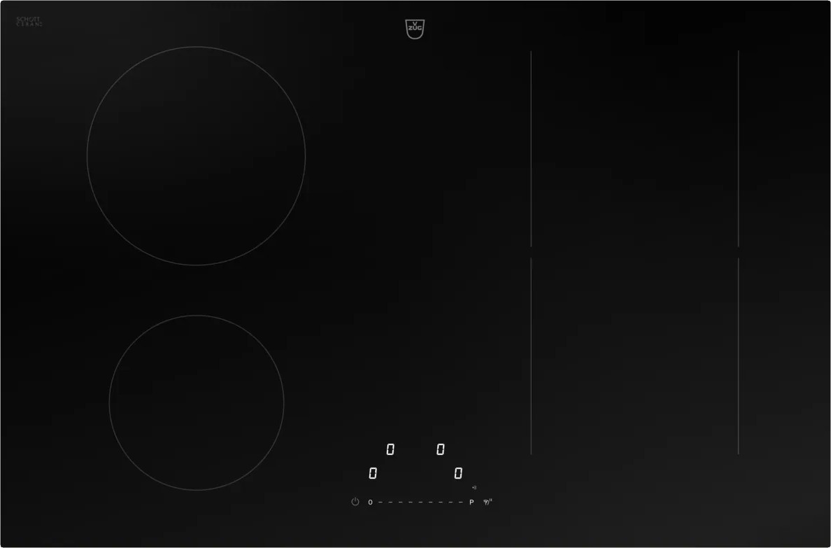 Индукционная варочная панель V-ZUG CookTop V2000 I804 MaxiFlex CTI2T-31182 черный